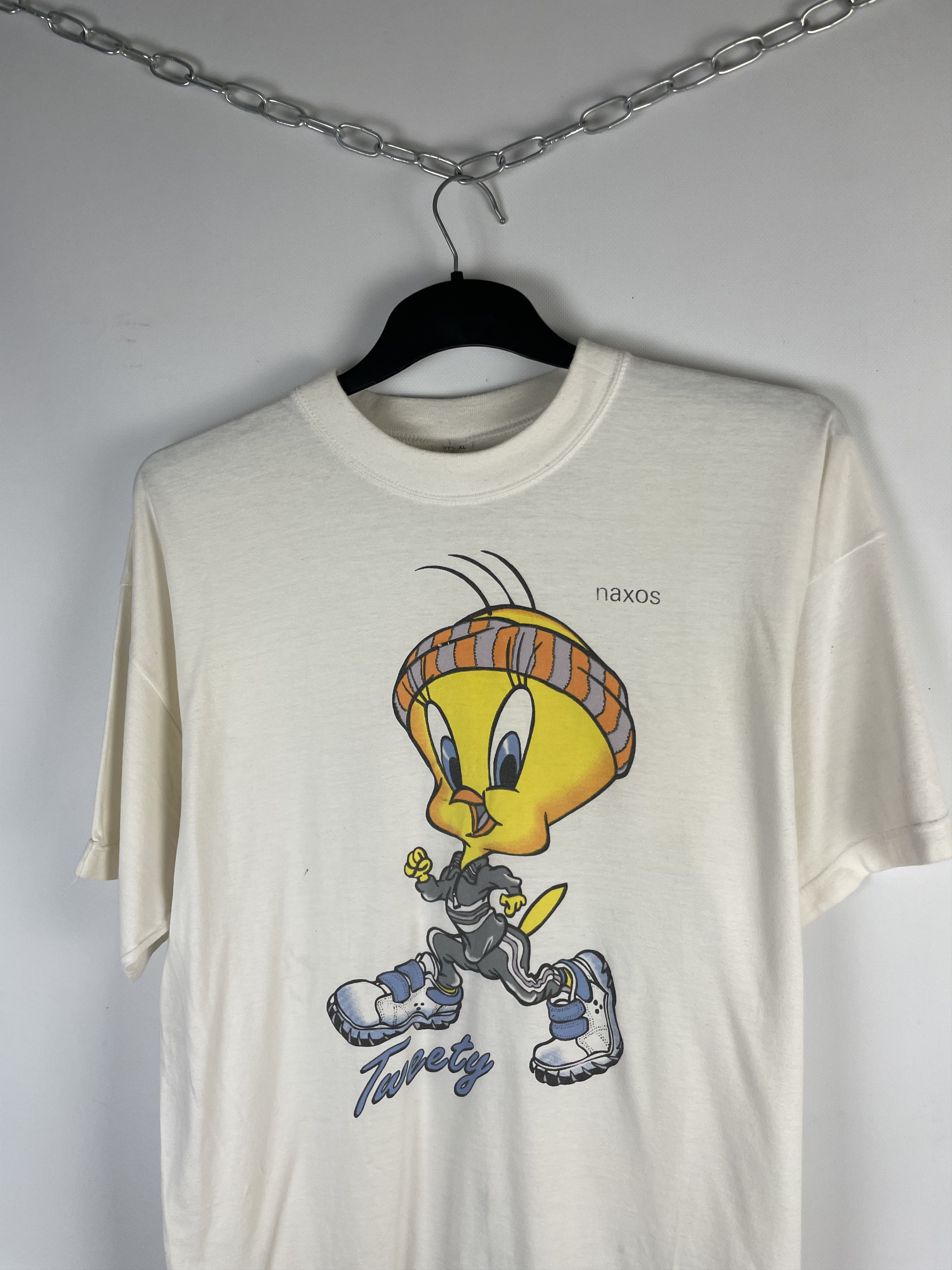 Disney Vintage TWITTY T-Shirt 90s Size US XL / EU 56 / 4 - 3 Thumbnail