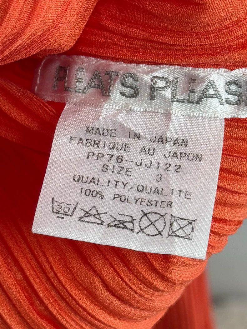 Issey Miyake Issey Miyake size:3 Orange pleated cardigan Size S / US 4 / IT 40 - 3 Thumbnail