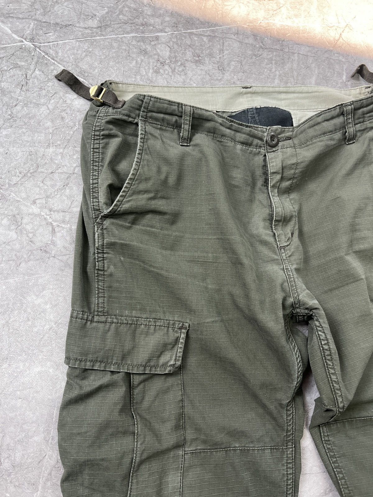 Carhartt × Vintage VINTAGE CARGO AVIATION DISTRESSED 2000s pants y2k olive Size US 34 / EU 50 - 8 Thumbnail