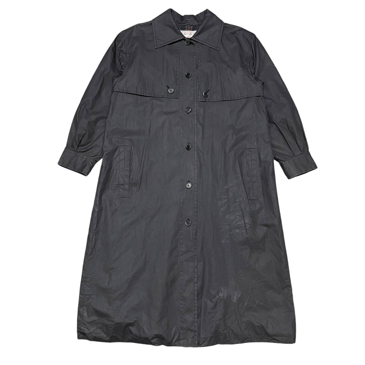 Yves Saint Laurent Vintage YSL Yves Saint Laurent Paris Trench Coat Size S / US 4 / IT 40 - 2 Thumbnail