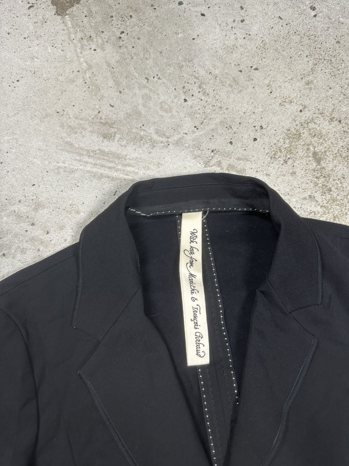Marithe + Francois Girbaud 2000s Marithe Francois Girbaud Black Blazer Jacket Size XL / US 12-14 / IT 48-50 - 7 Thumbnail