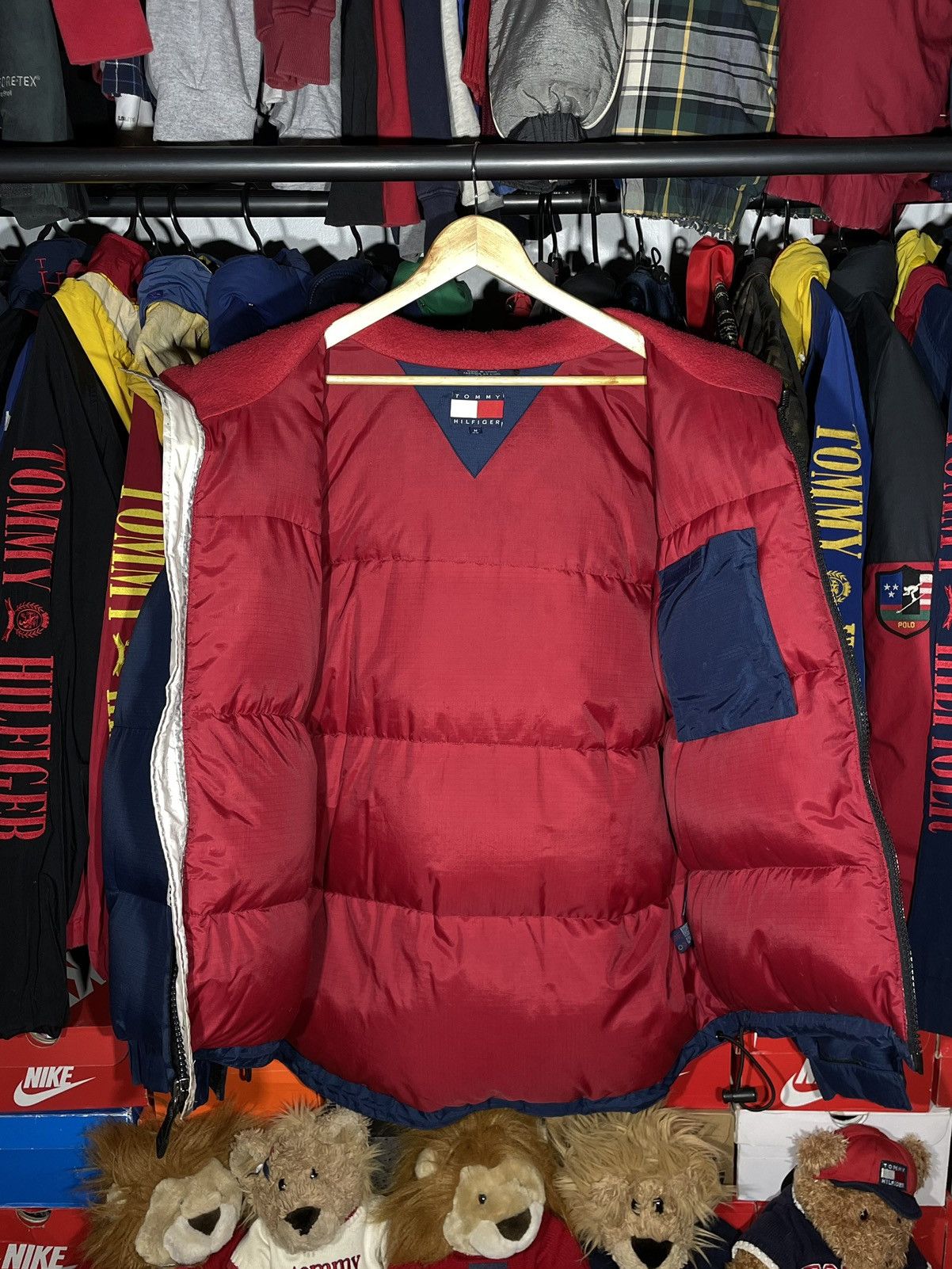 Tommy Hilfiger × Vintage Puffer Tommy Hilfiger Big Logo Flag Vintage 90’s Collection Size US L / EU 52-54 / 3 - 23 Thumbnail
