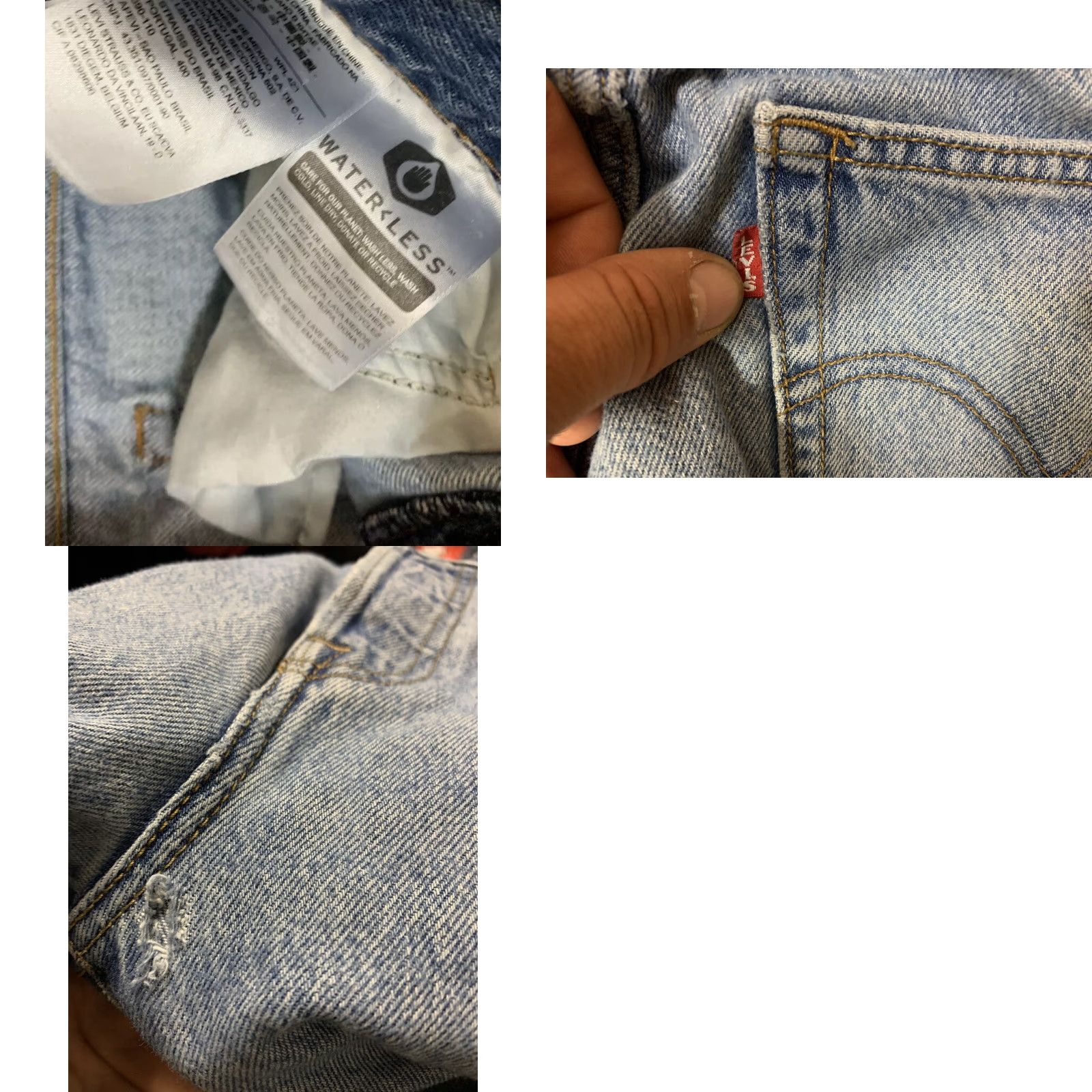Levi's VINTAGE Levi's Wedgie Fit High Rise Distressed Women's Blue Jeans Size 26 X 27 Size 26" / US 2 / IT 38 - 8 Thumbnail