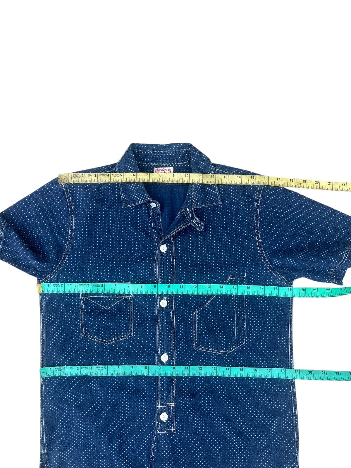 Freewheelers Freewheelers Union Special Dot Stifel Indigo Work Shirt Size US S / EU 44-46 / 1 - 2 Thumbnail