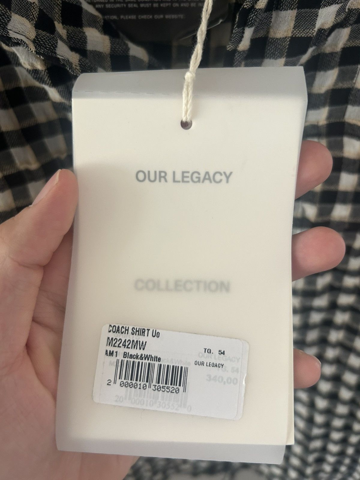 Our Legacy Our Legacy Coach Shirt Wyoming Check Size US XL / EU 56 / 4 - 6 Thumbnail