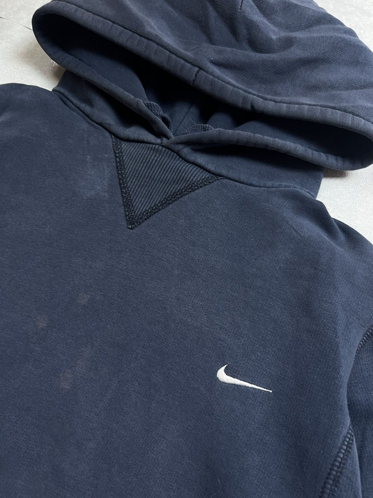 Nike 90s Nike Swoosh Vintage Y2K Oversized Blank Retro Hoodie Size US S / EU 44-46 / 1 - 4 Thumbnail