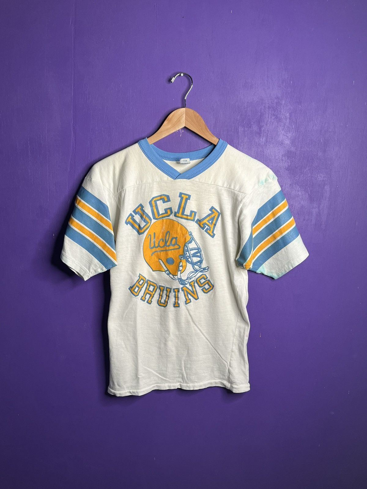 WB3 store vintage UCLA football jersey shirt top medium made in USA fan gear game day