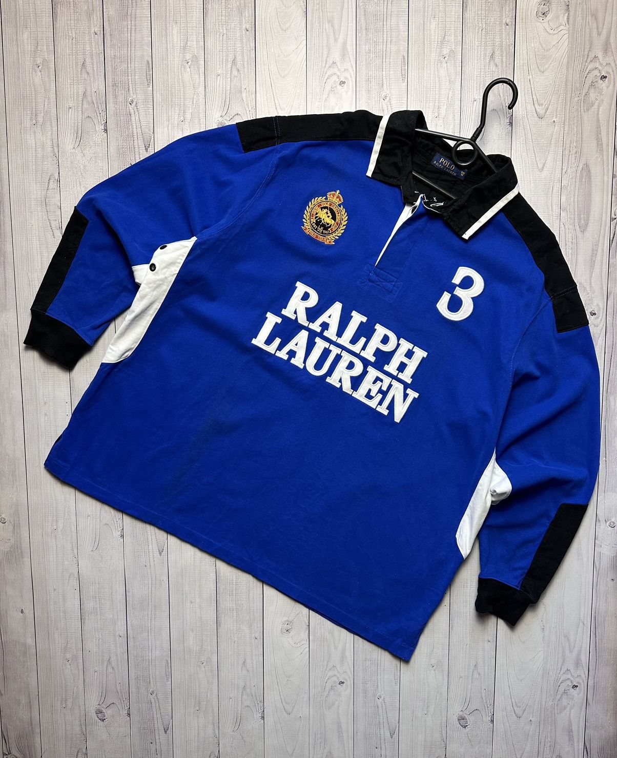Vintage Vintage Polo Ralph Lauren rugby big logo size XXXL rare Size US XXL / EU 58 / 5 - 1 Thumbnail