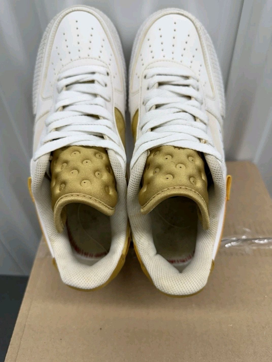 Nike Nike Air Force 1 Low Type Gold Suede AT7859100 Size 8 Men Size US 8 / EU 41 - 7 Thumbnail