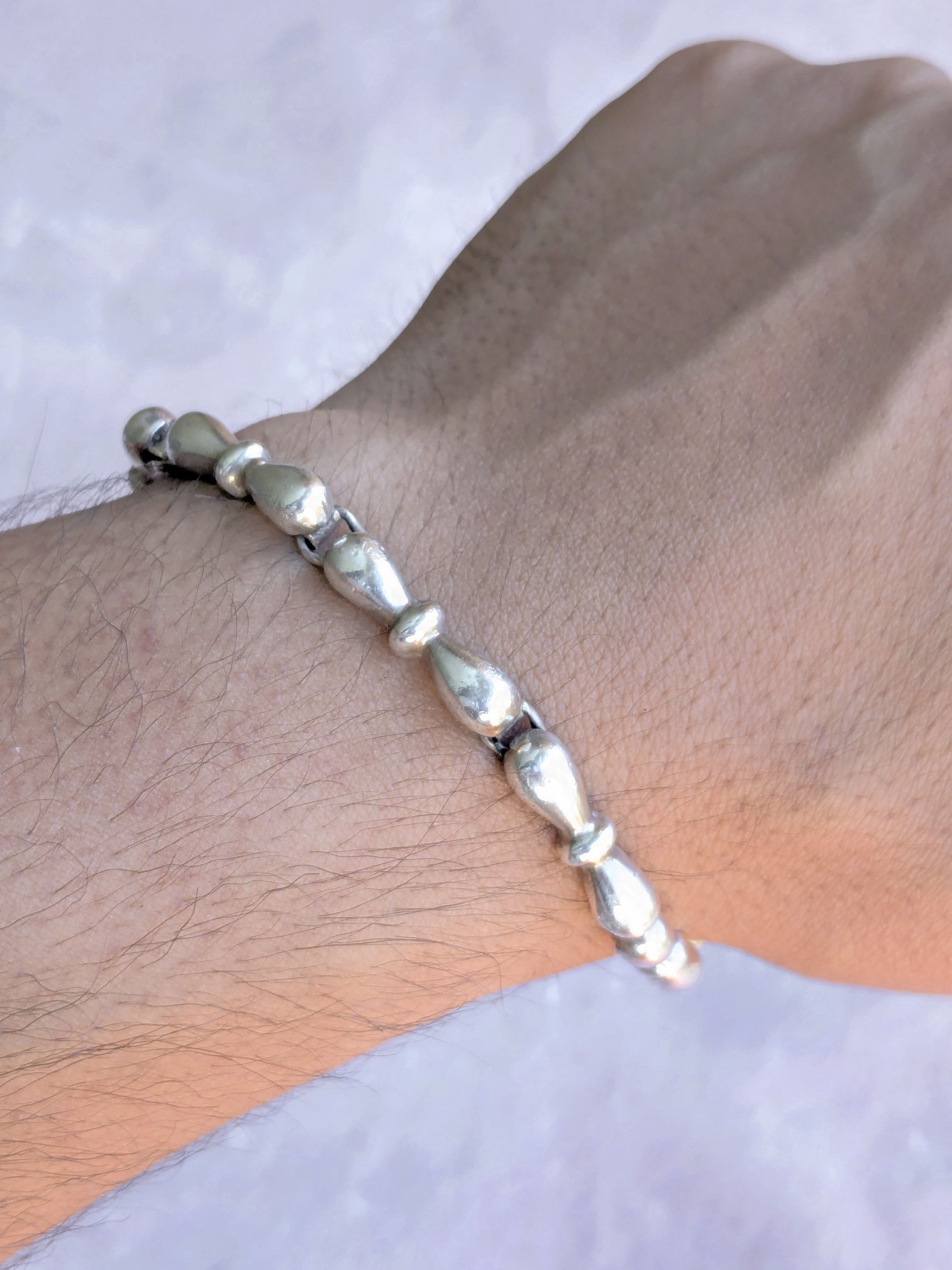 Jewelry Vintage Taxco Sterling Silver Bowtie Bracelet Taxco Size ONE SIZE - 13 Thumbnail