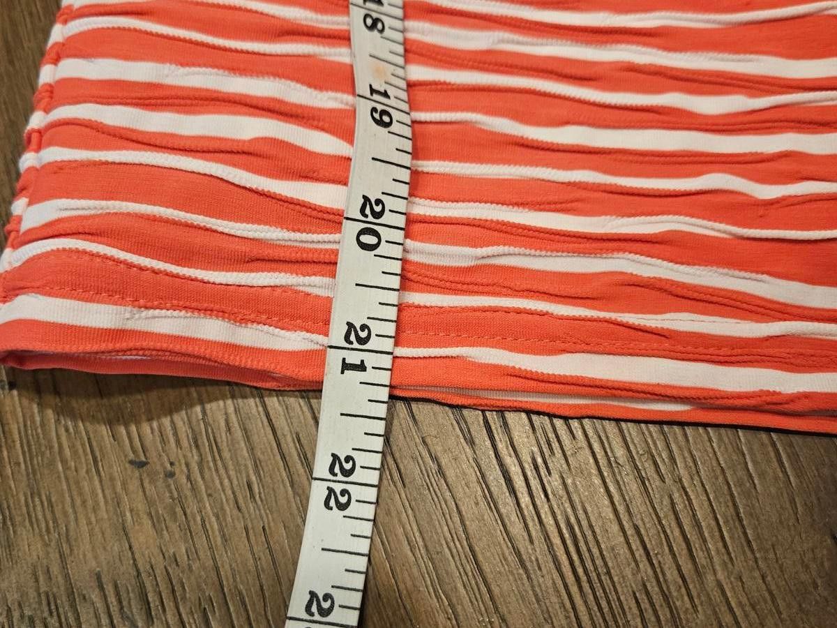 Designer Nwt Doncaster 2 Piece Orange Textured Skirt Set #265 Size S / US 4 / IT 40 - 11 Thumbnail