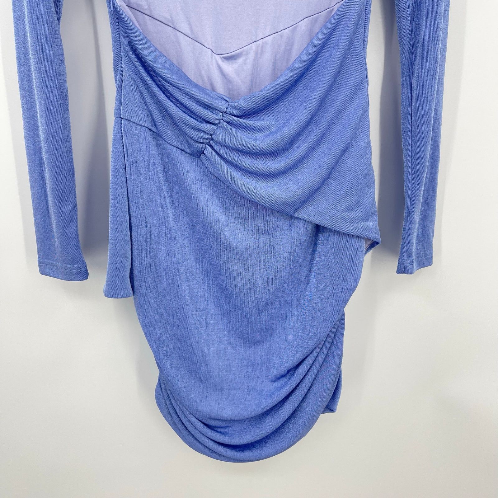 Other MISHA | Evetta Dress in Heather Blue Open Back Mini US 6 / M Size M / US 6-8 / IT 42-44 - 10 Thumbnail