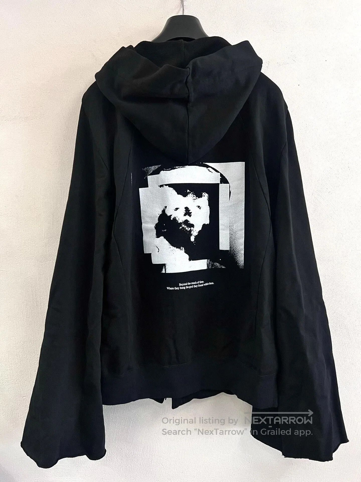 Julius Julius_7 Hooded Flare Sleeve Sweatshirt. Size M / US 6-8 / IT 42-44 - 7 Thumbnail