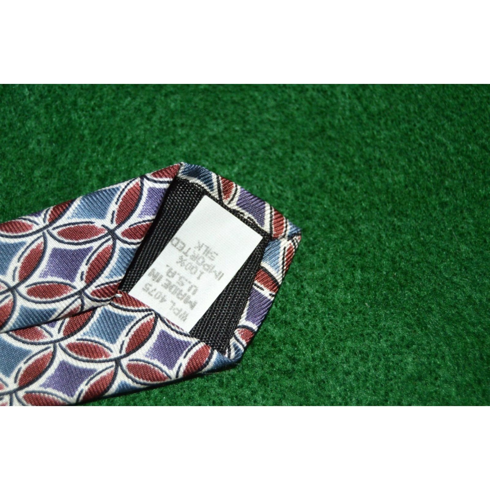 Oscar De La Renta Oscar De LA Renta Men's Dress Tie Multicolor Size ONE SIZE - 4 Thumbnail