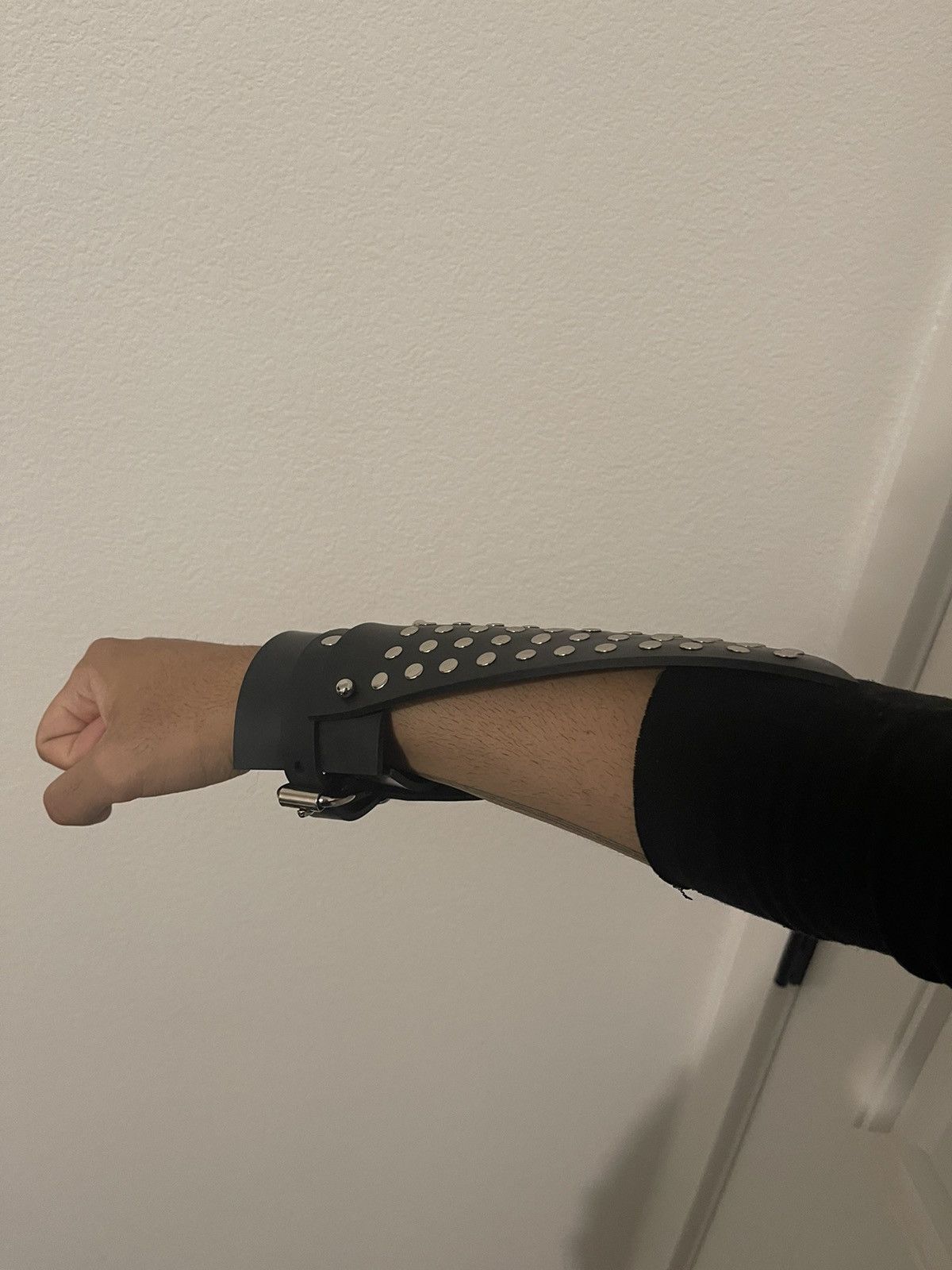 Other Ammunition Couture RAGING GLAMOUR Riveted Heavy Rubber Cuff Size ONE SIZE - 7 Thumbnail