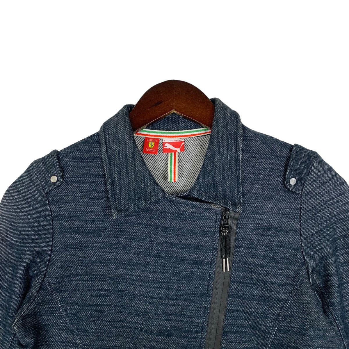 Ferrari × Puma Puma Ferrari Sport Wear Streetwear Biker Double Jacket Size XS / US 0-2 / IT 36-38 - 3 Thumbnail