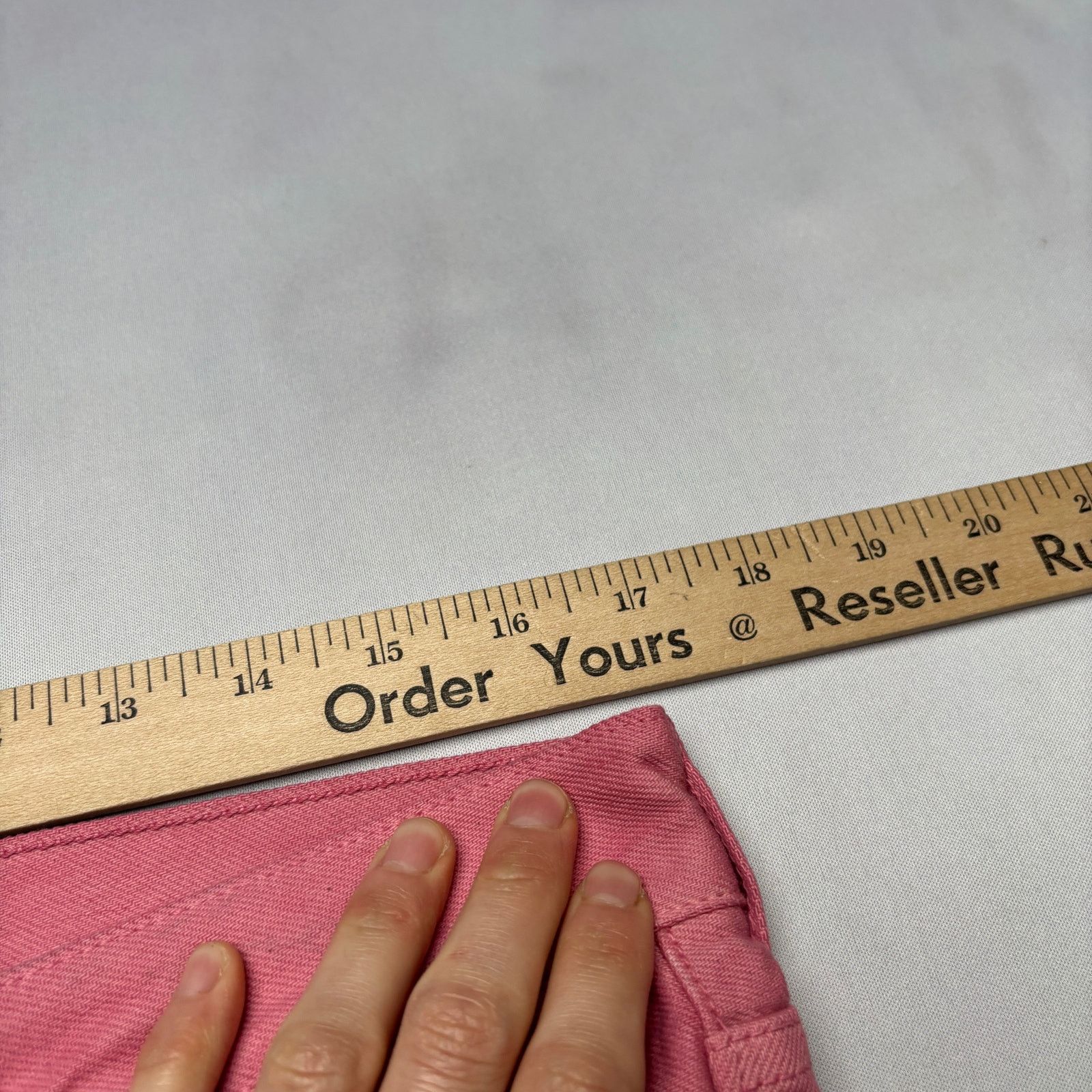 Sid Mashburn Sid Mashburn Straight Leg Jeans 32x30 Pink Denim 5 Pocket Size US 32 / EU 48 - 6 Thumbnail
