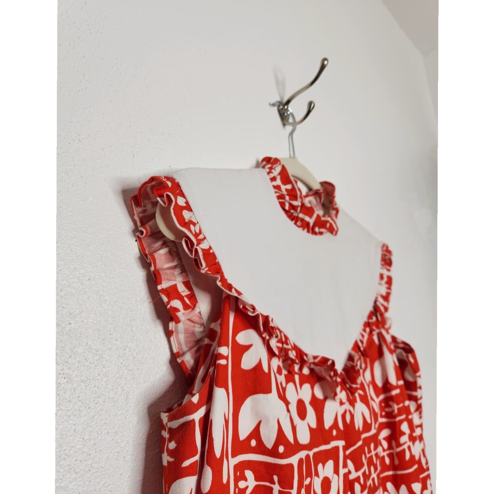 Vintage VINTAGE Andrade Dress Aloha Hawaii Maxi Red 70s Honolulu Beach Surf Sundress Women M Long Maxi Dress Womens Size M / US 6-8 / IT 42-44 - 6 Thumbnail
