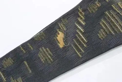 Japanese Brand Straight spliced Distressed Denim Size US 35 - 4 Thumbnail