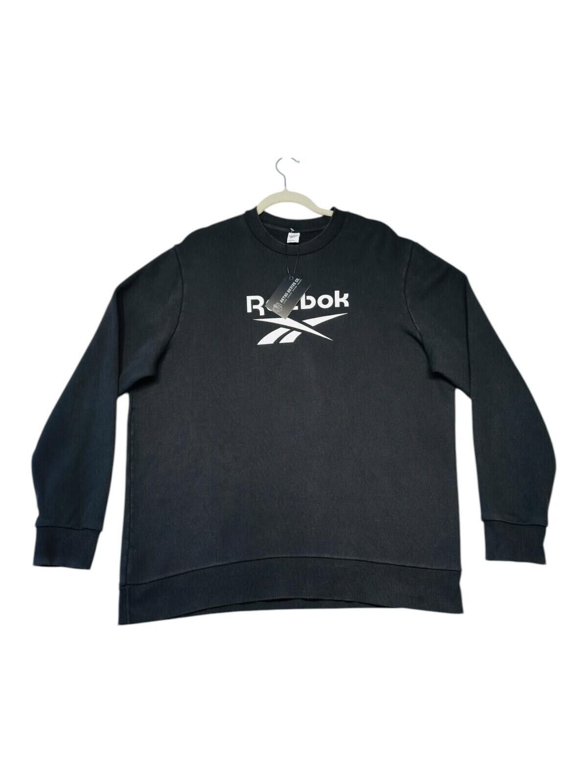 Reebok Reebok Jumper Men's UK Size XL Black Graphic Print Size US XL / EU 56 / 4 - 2 Thumbnail