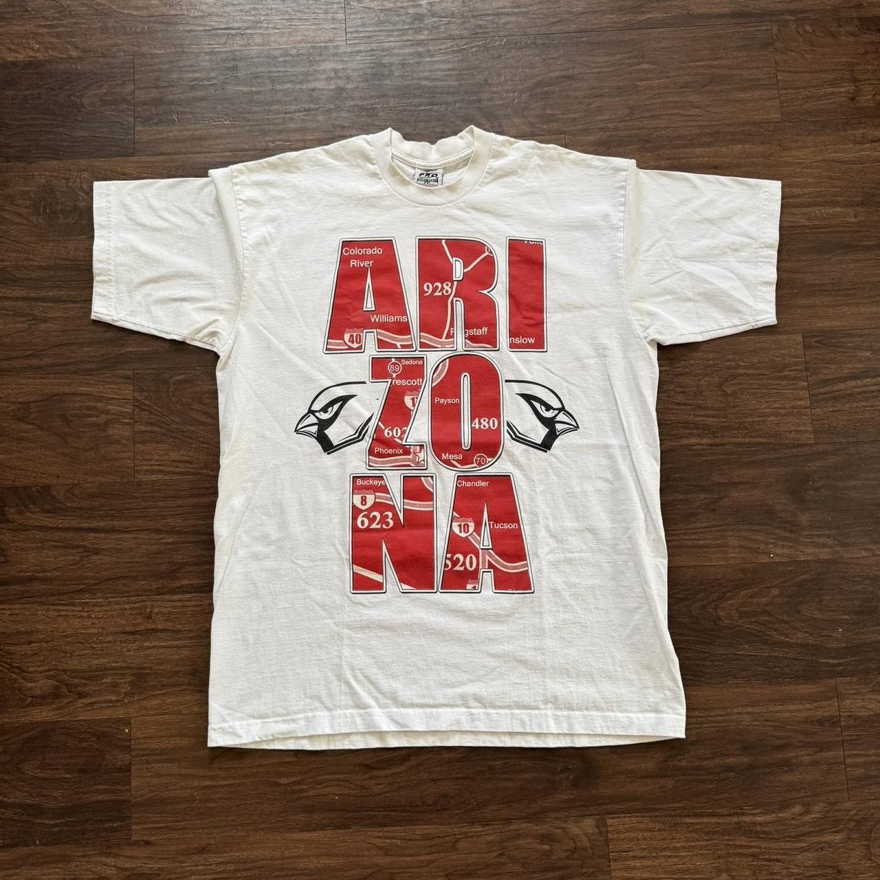 NFL × Vintage Vintage Arizona Cardinals Graphic Tee - Rare 90s Style Size US XL / EU 56 / 4 - 1 Thumbnail