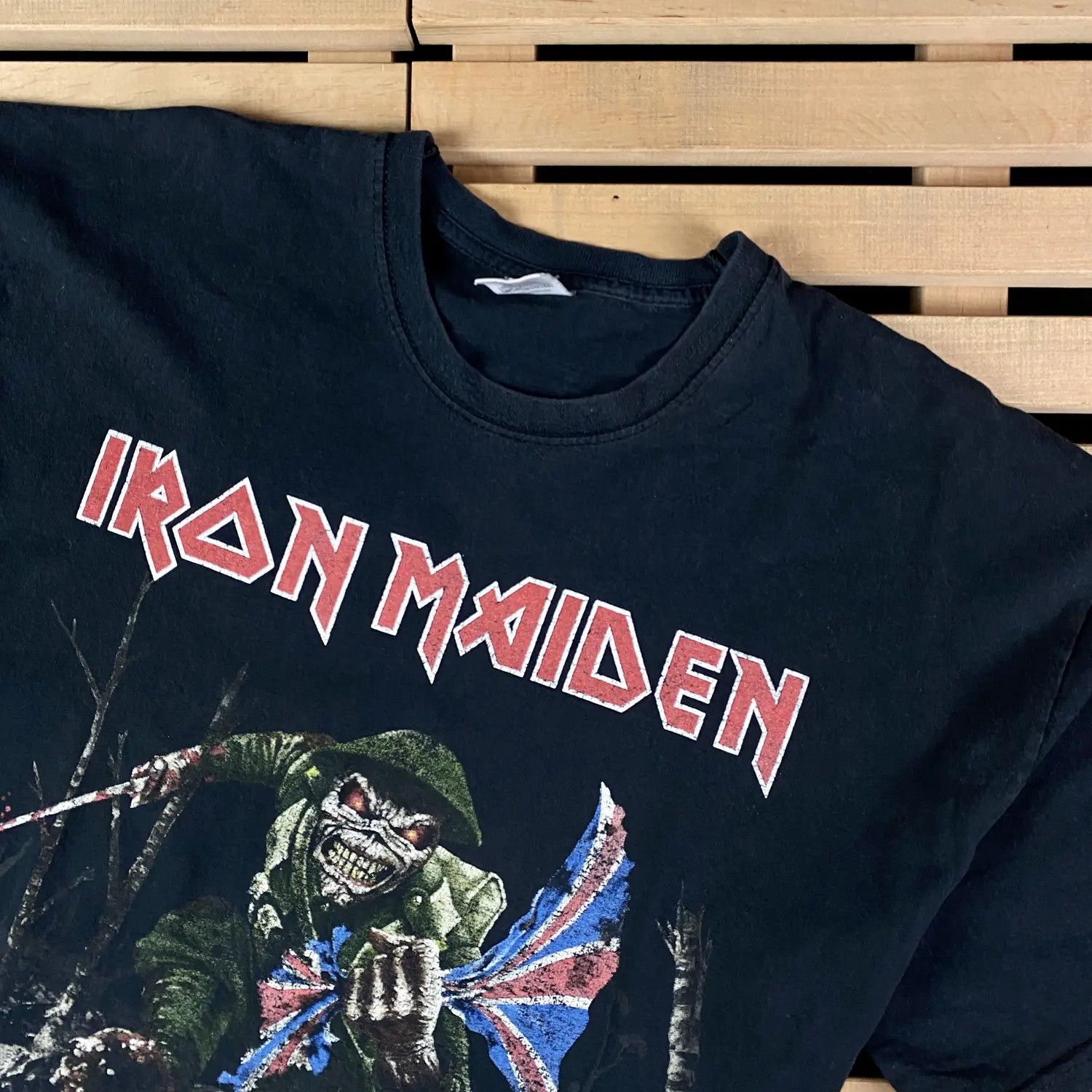 Iron Maiden Men’s Rock T-Shirt Short Sleeve Iron Maiden Vintage Size XL Size US XL / EU 56 / 4 - 2 Thumbnail
