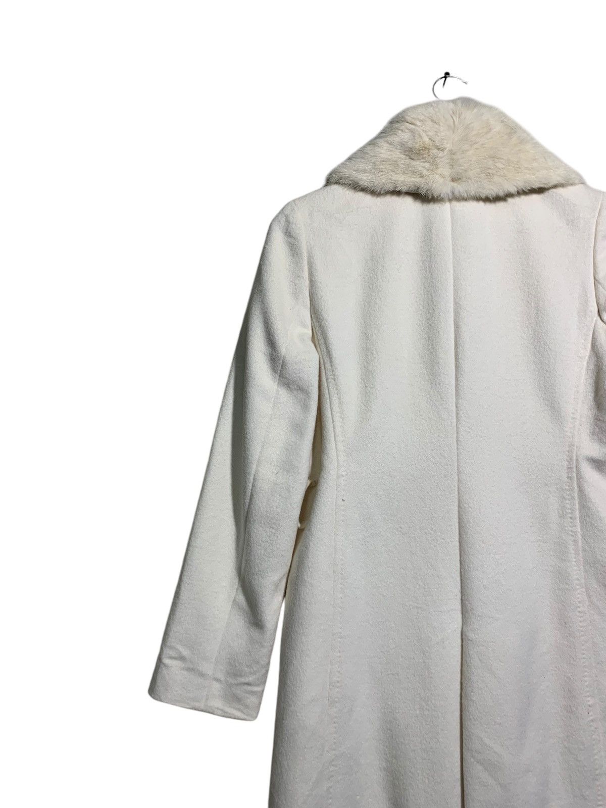 Yohji Yamamoto 🔥INED ANGORA RABBIT FUR TRENCH COATS Size M / US 6-8 / IT 42-44 - 8 Thumbnail