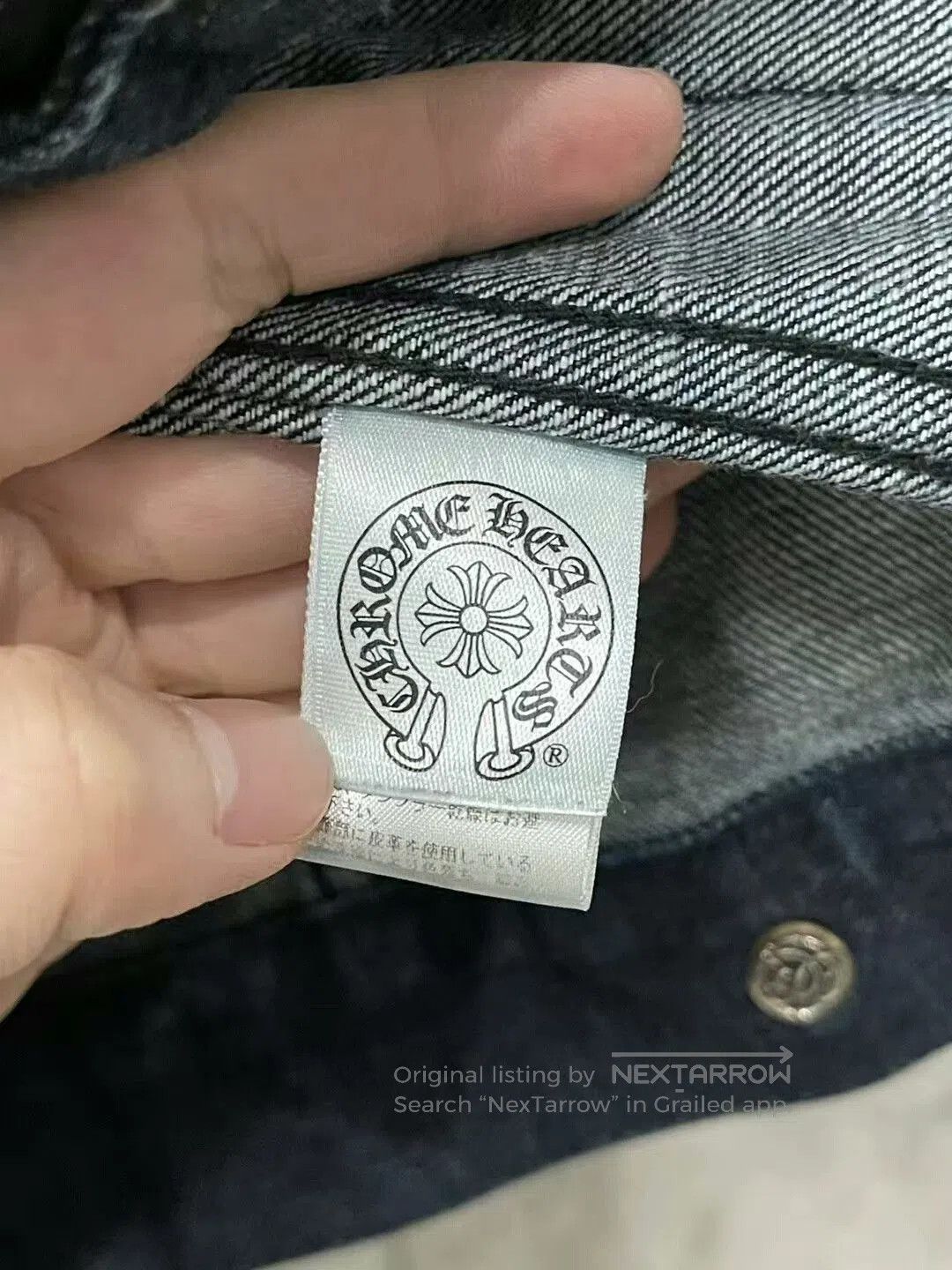 Chrome Hearts chrome hearts flame detail denim jacket. Size US L / EU 52-54 / 3 - 5 Thumbnail
