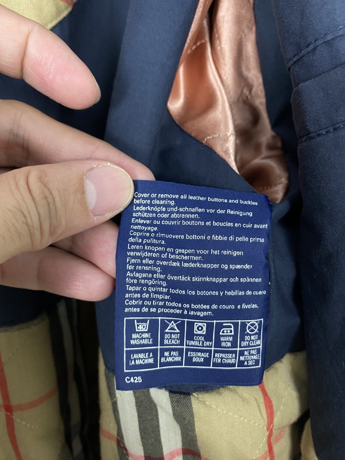 Burberry Vtg Burberrys’ Novacheck Bomber Jacket Made England Opti Zip Size US L / EU 52-54 / 3 - 10 Thumbnail
