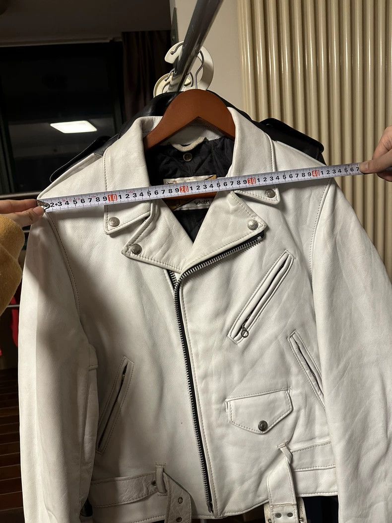Schott Schott Cowhide cable-stayed leather coat Size US XXS / EU 40 - 7 Thumbnail
