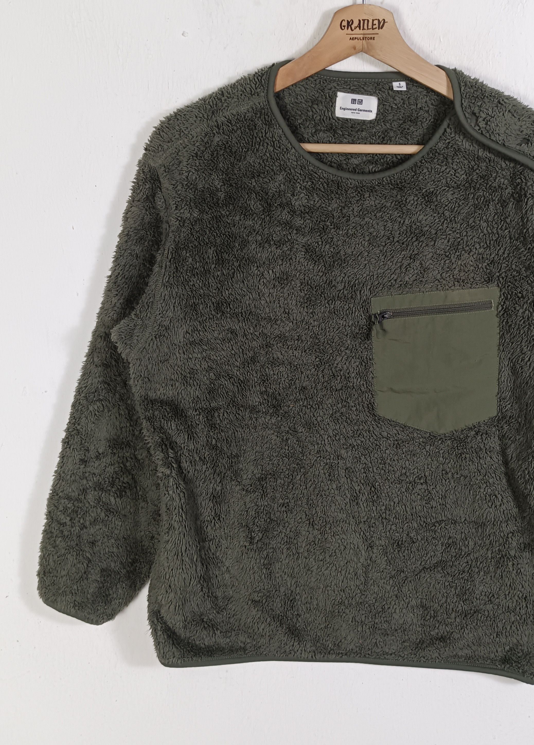 Engineered Garments × Japanese Brand × Uniqlo Engineered Garments Fleece Single Pocket Size US M / EU 48-50 / 2 - 4 Thumbnail
