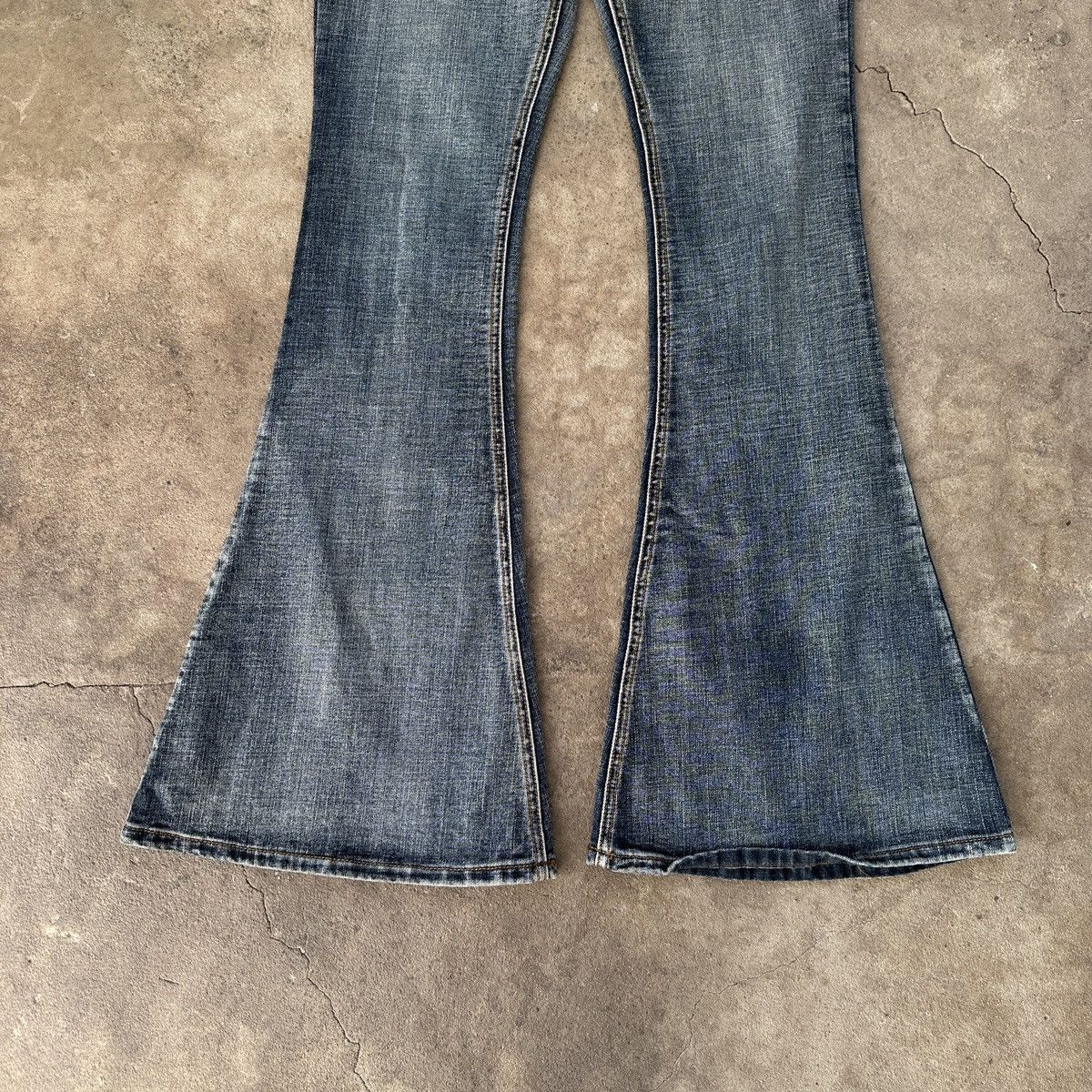 Beauty Beast × Vintage Vintage Glamour Extra Flared Denim Size 26" / US 2 / IT 38 - 3 Thumbnail
