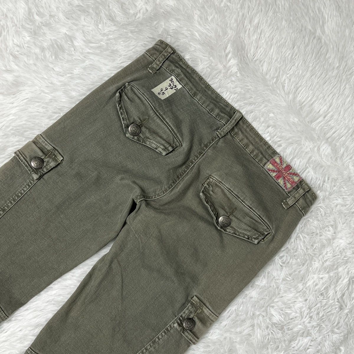 Japanese Brand Machine Nouvelle Mode Distressed Cargo Pants Size US 31 - 4 Thumbnail