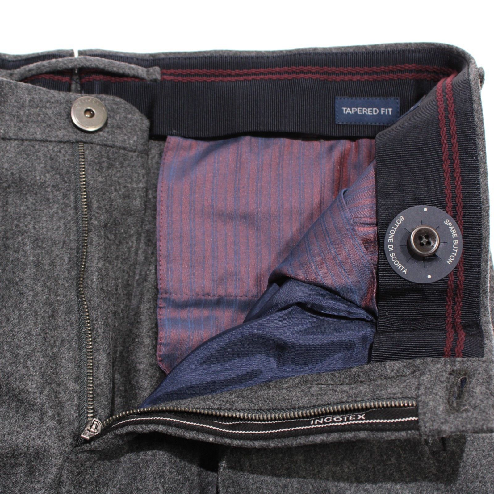 Incotex INCOTEX New with tags Dress Pants Size 32 US In Gray Size US 32 / EU 48 - 4 Thumbnail