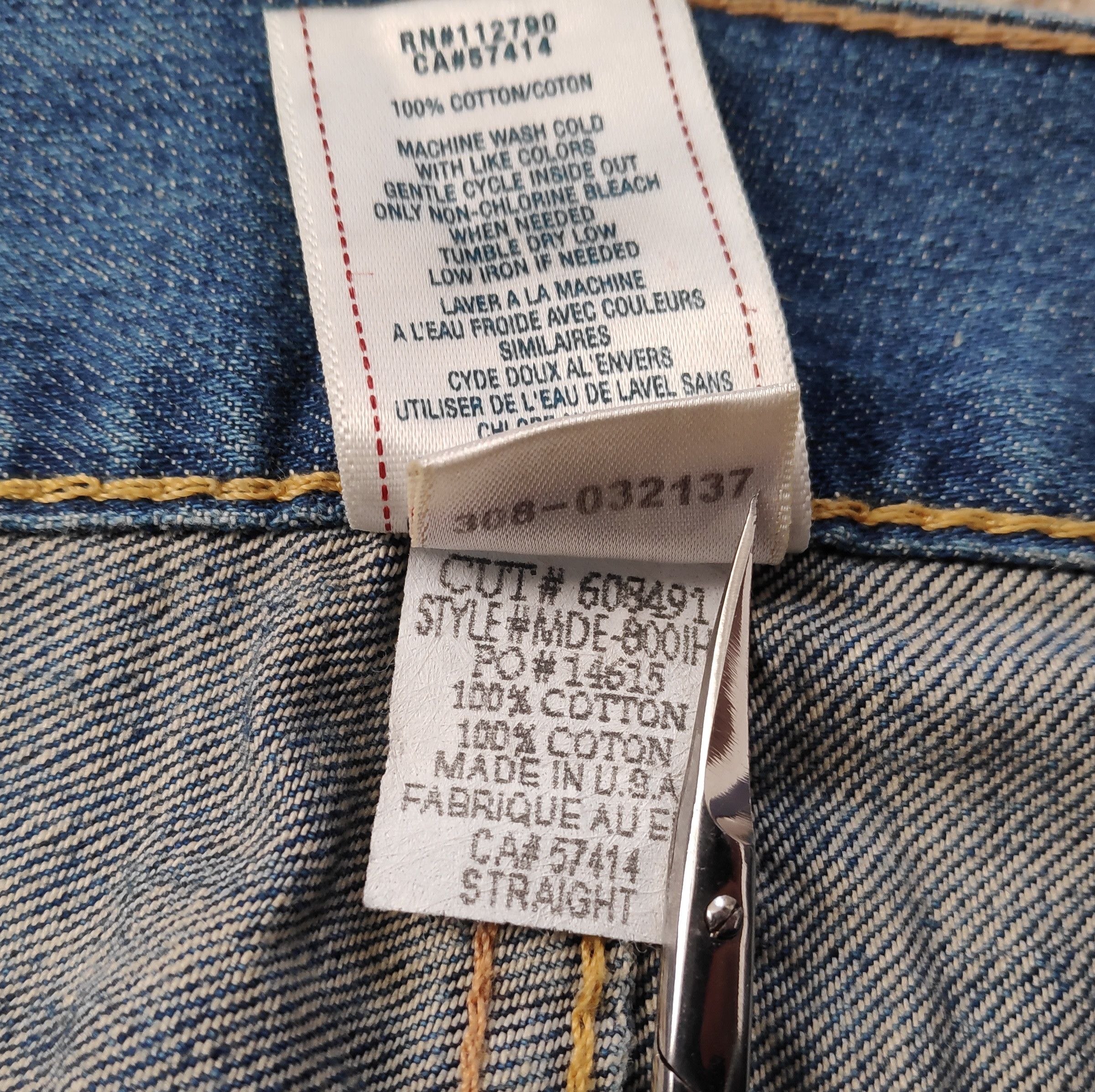 True Religion Vintage y2k True Religion Straight Denim Jeans made in USA Size US 30 / EU 46 - 11 Thumbnail