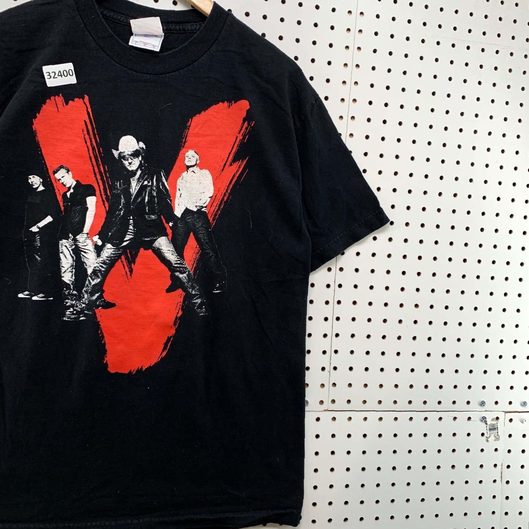 Vintage VINTAGE Murina U2 Vertigo Band Tour T-Shirt Black Mens Large Music Rock 21x28.5 USA Size US L / EU 52-54 / 3 - 5 Thumbnail