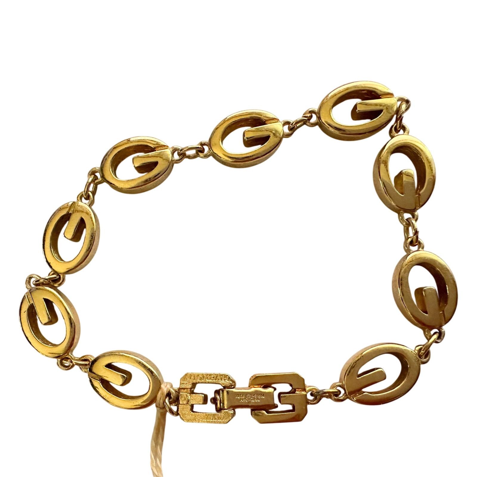 Givenchy Givenchy G Link Gold Plate Bracelet Size ONE SIZE - 1 Thumbnail
