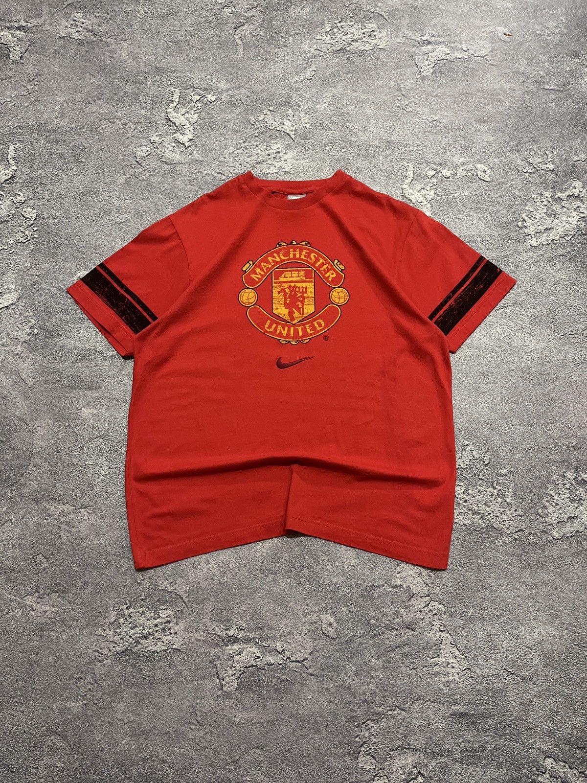 Nike × Vintage Vintage Nike Manchester United Big Logo 2000s T Shirt Size US L / EU 52-54 / 3 - 1 Thumbnail