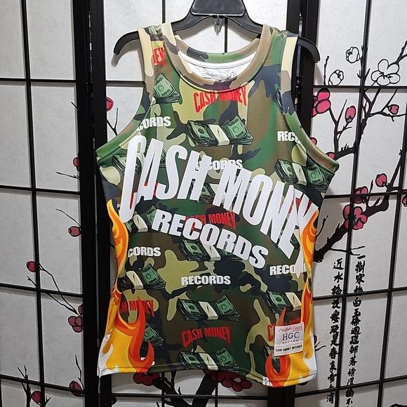 Other Cash Money Records Camo Basketball Jersey Size Large NWT Size US L / EU 52-54 / 3 - 1 Thumbnail