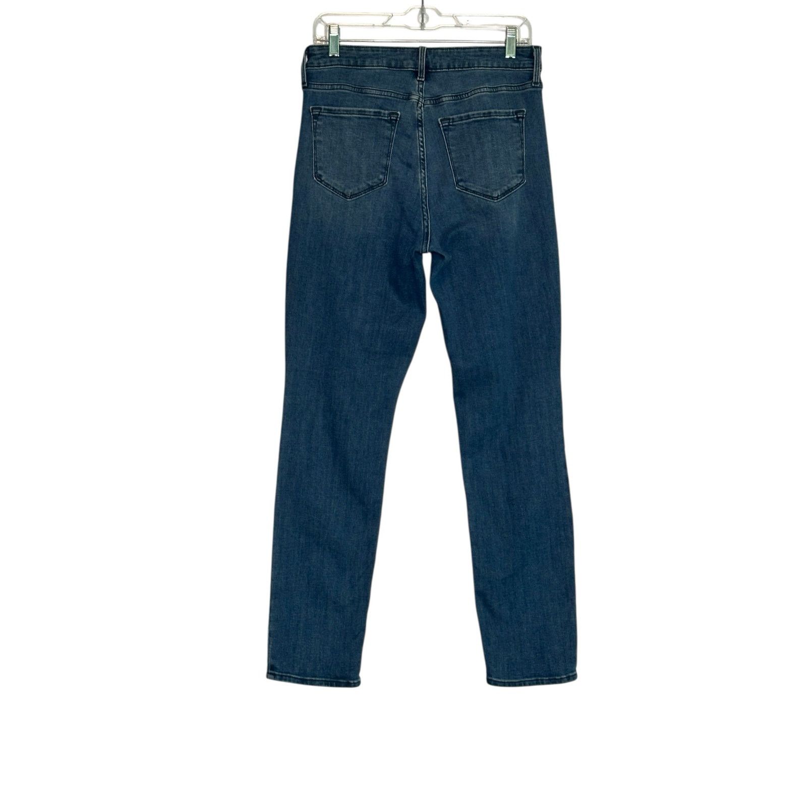Old Navy Old Navy blue high rise straight legs jeans size 10 Size 32" / US 10 / IT 46 - 8 Thumbnail