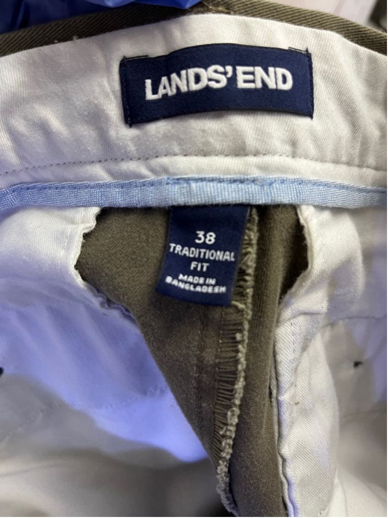 Lands' End Men's Lands' End Chinos Size 38 Green Size US 35 - 3 Thumbnail