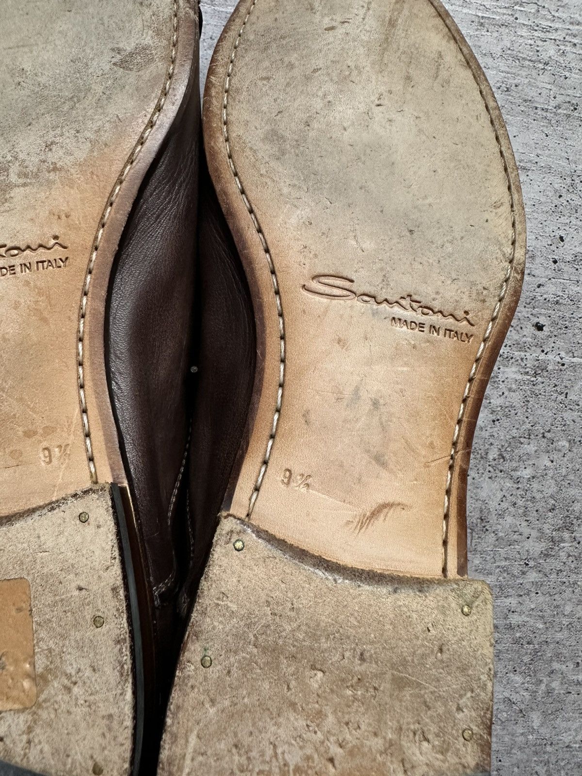 Santoni Vintage Santoni Oxford Leather Formal Shoes Size US 9.5 / EU 42-43 - 8 Thumbnail