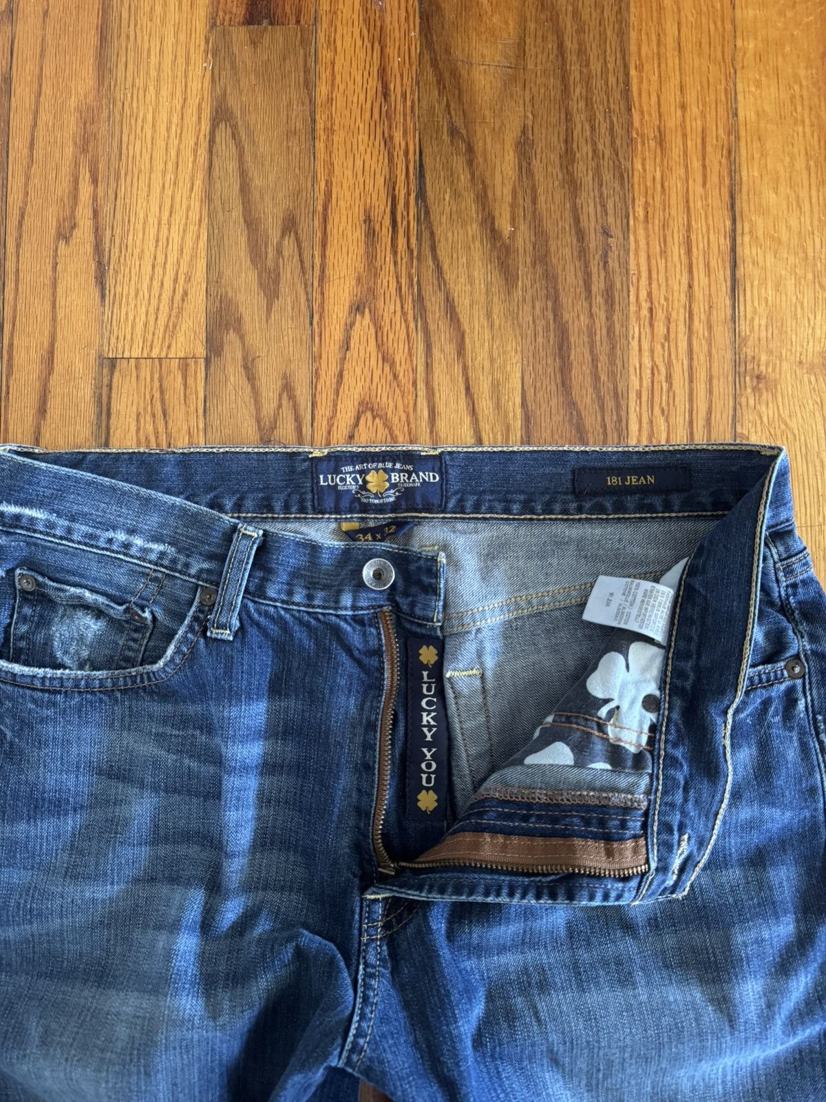 Lucky Brand Vintage Lucky Brand 181 Jean Denim Size US 34 / EU 50 - 4 Thumbnail