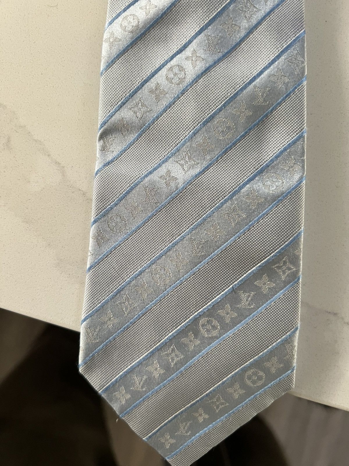 Louis Vuitton Monogram Stripes tie Size ONE SIZE - 4 Thumbnail