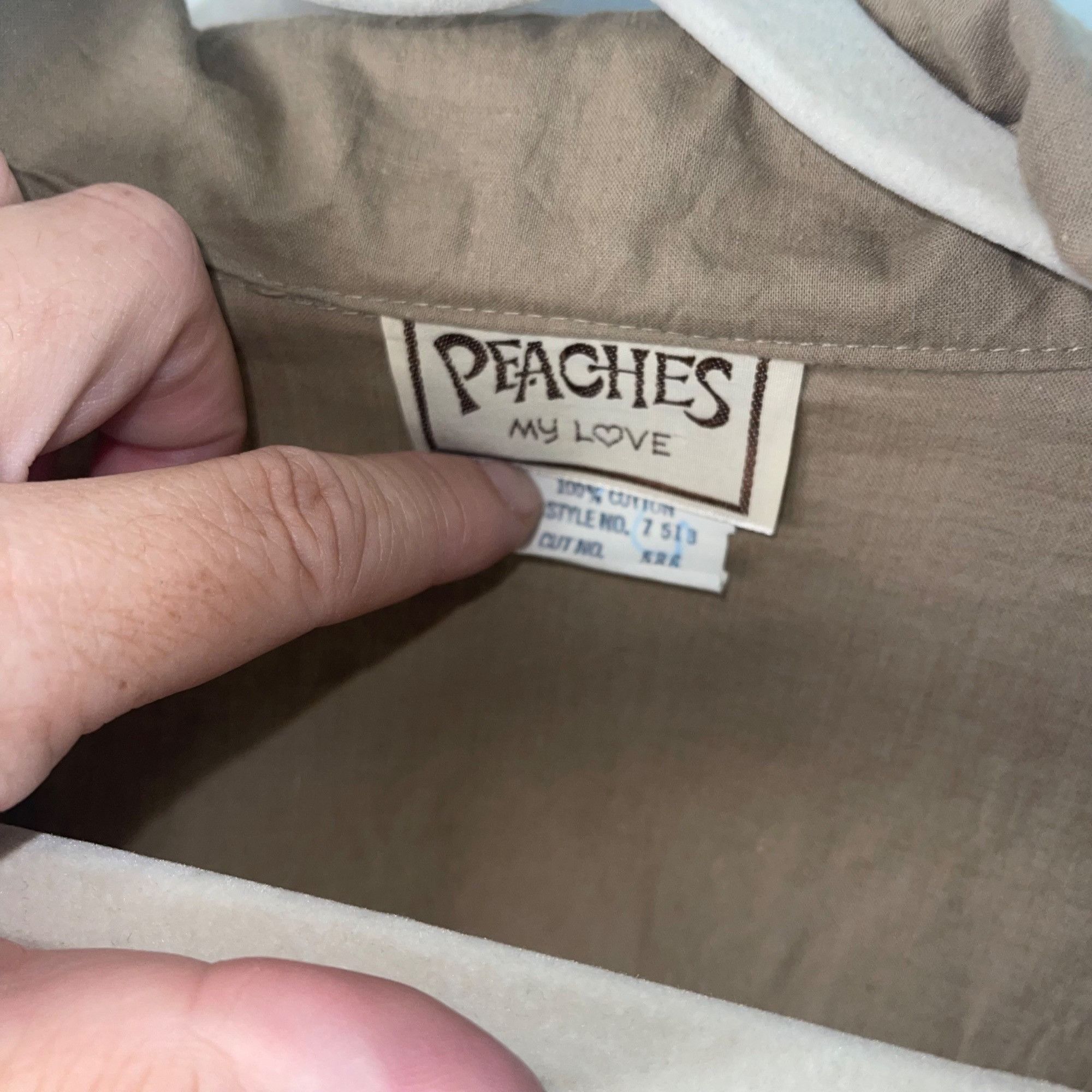 Vintage Peaches My Love Vintage Womens Jumpsuit Jacket Size 30" / US 8 / IT 44 - 8 Thumbnail