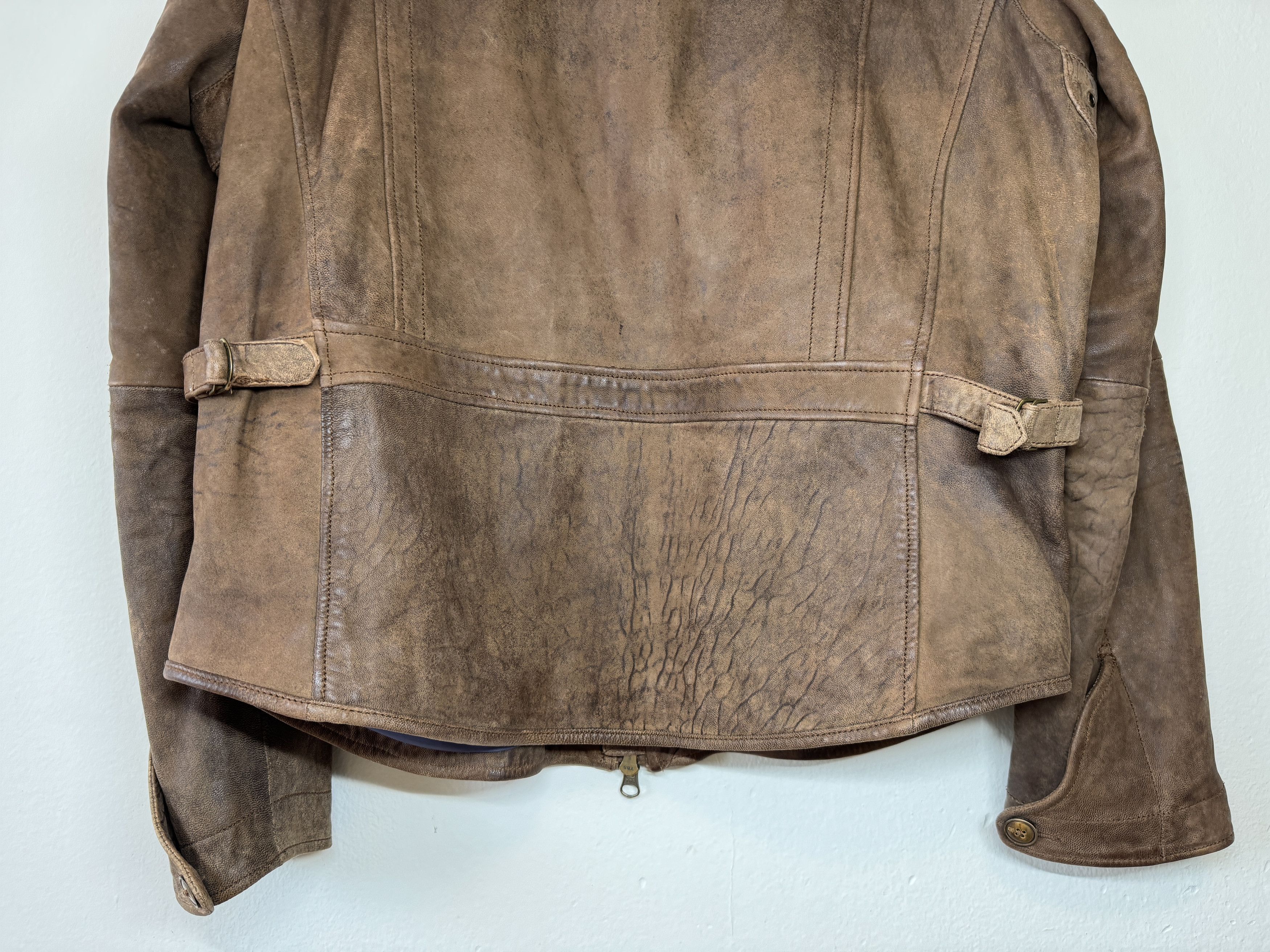 Massimo Dutti Massimo Dutti lamb sheep leather jacket brown XXL Size US XXL / EU 58 / 5 - 11 Thumbnail