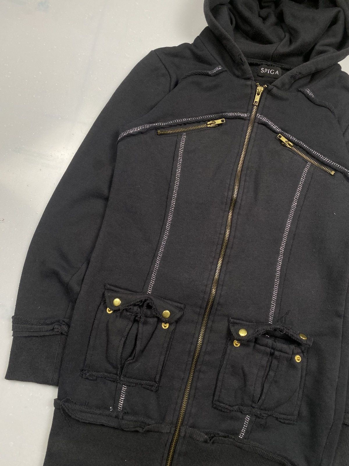 If Six Was Nine Japan Goth Spiga Bondage Multizip Slim Zip Up Size S / US 4 / IT 40 - 3 Thumbnail