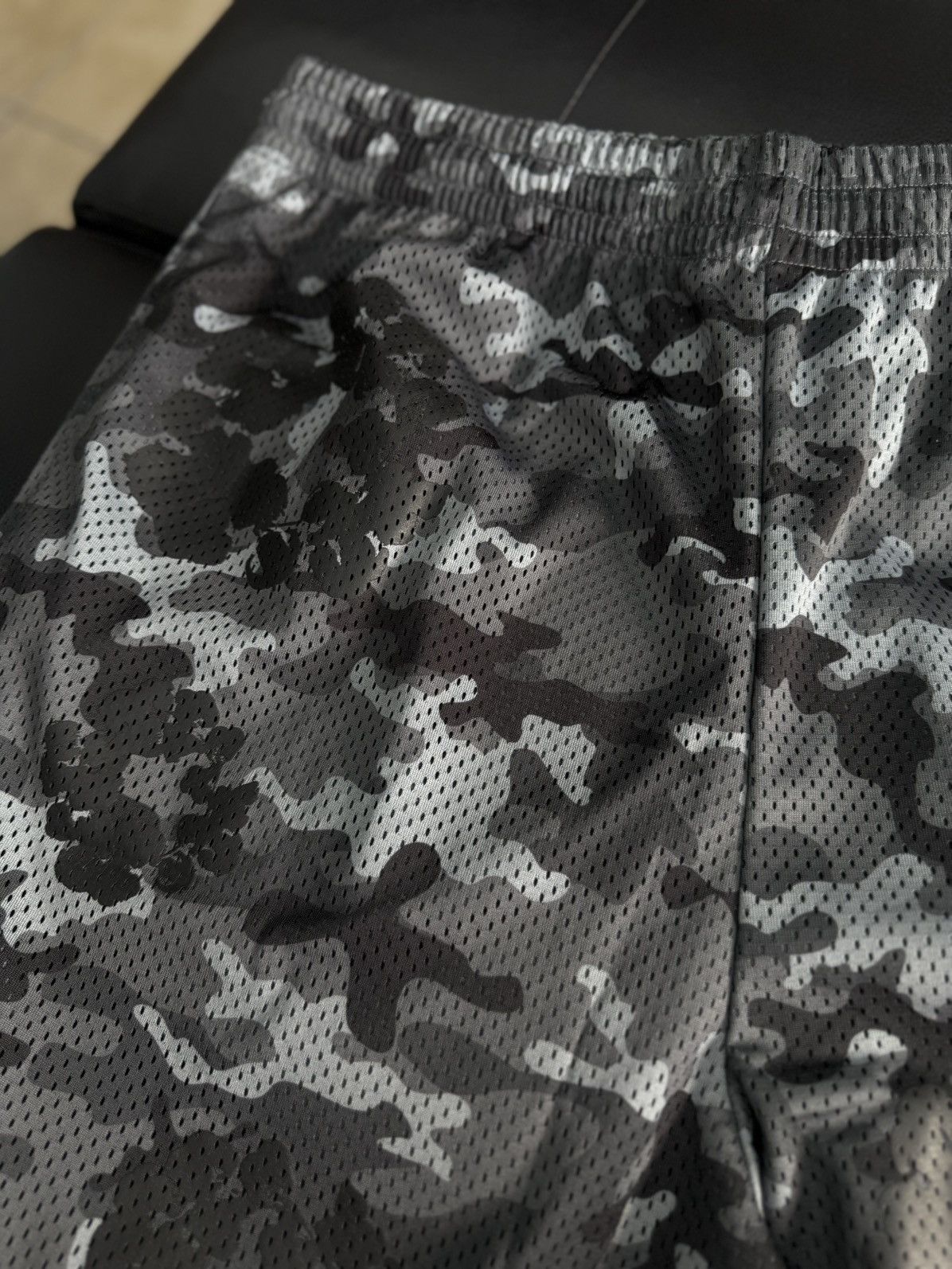 DENIM TEARS Denim Tears Mesh Summer Shorts Black Camo Size XL (NEW) Size US 36 / EU 52 - 6 Thumbnail
