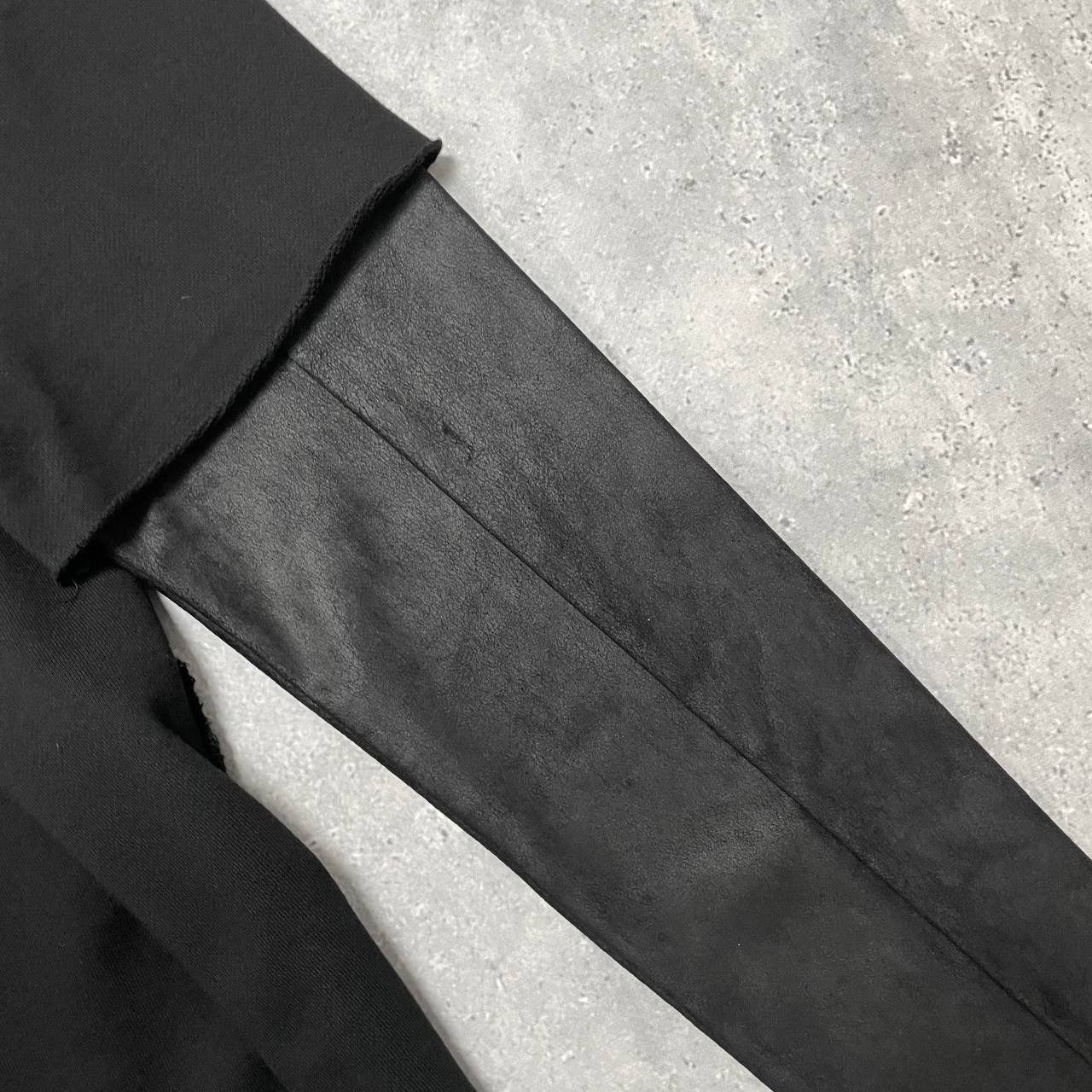 Rta RTA Full Zip-Up Hoodie With Leather Sleeves Women's Black Size M / US 6-8 / IT 42-44 - 22 Thumbnail