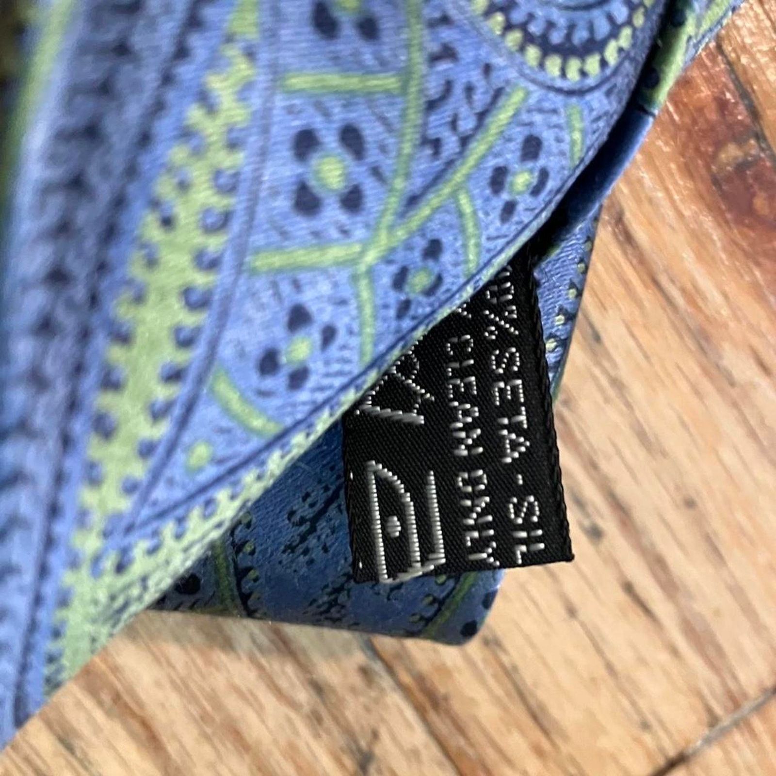 Other Blue and green paisley silk tie Size ONE SIZE - 2 Thumbnail